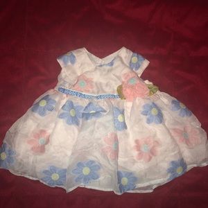 INFANT GIRLS FLORAL CHURCH DRESS